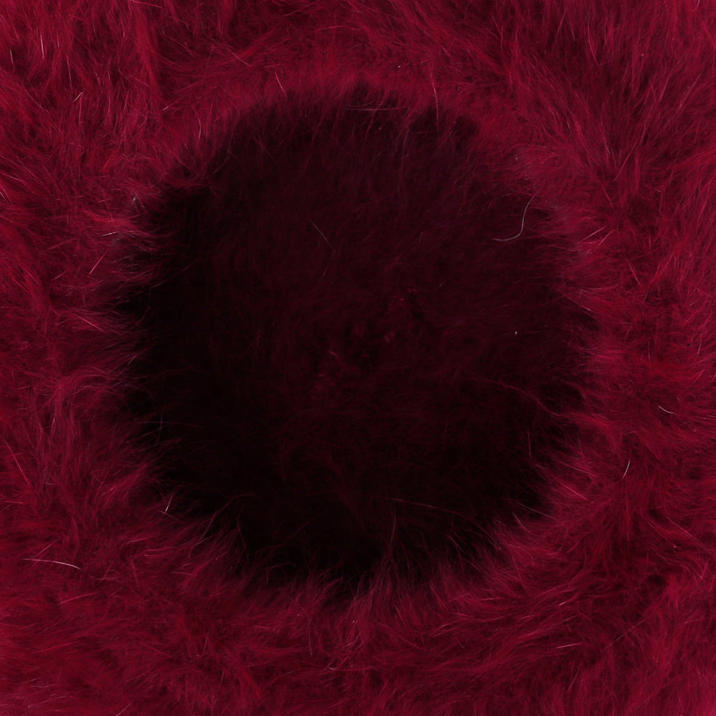 Solid Color Angora French Beret Furry Artist Flat Winter Hat
