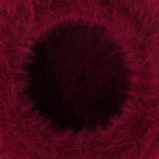 Solid Color Angora French Beret Furry Artist Flat Winter Hat