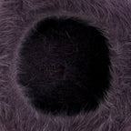 Solid Color Angora French Beret Furry Artist Flat Winter Hat