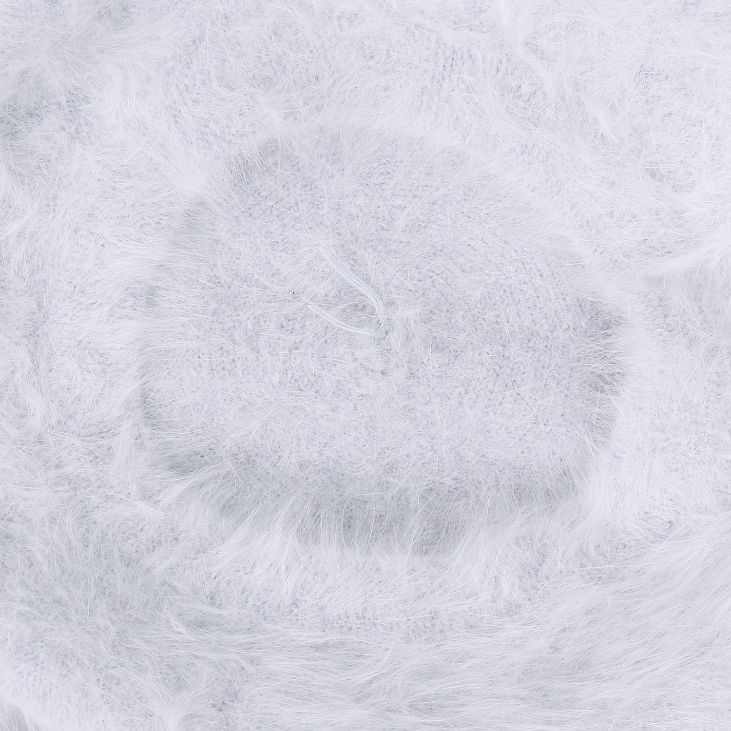 Solid Color Angora French Beret Furry Artist Flat Winter Hat