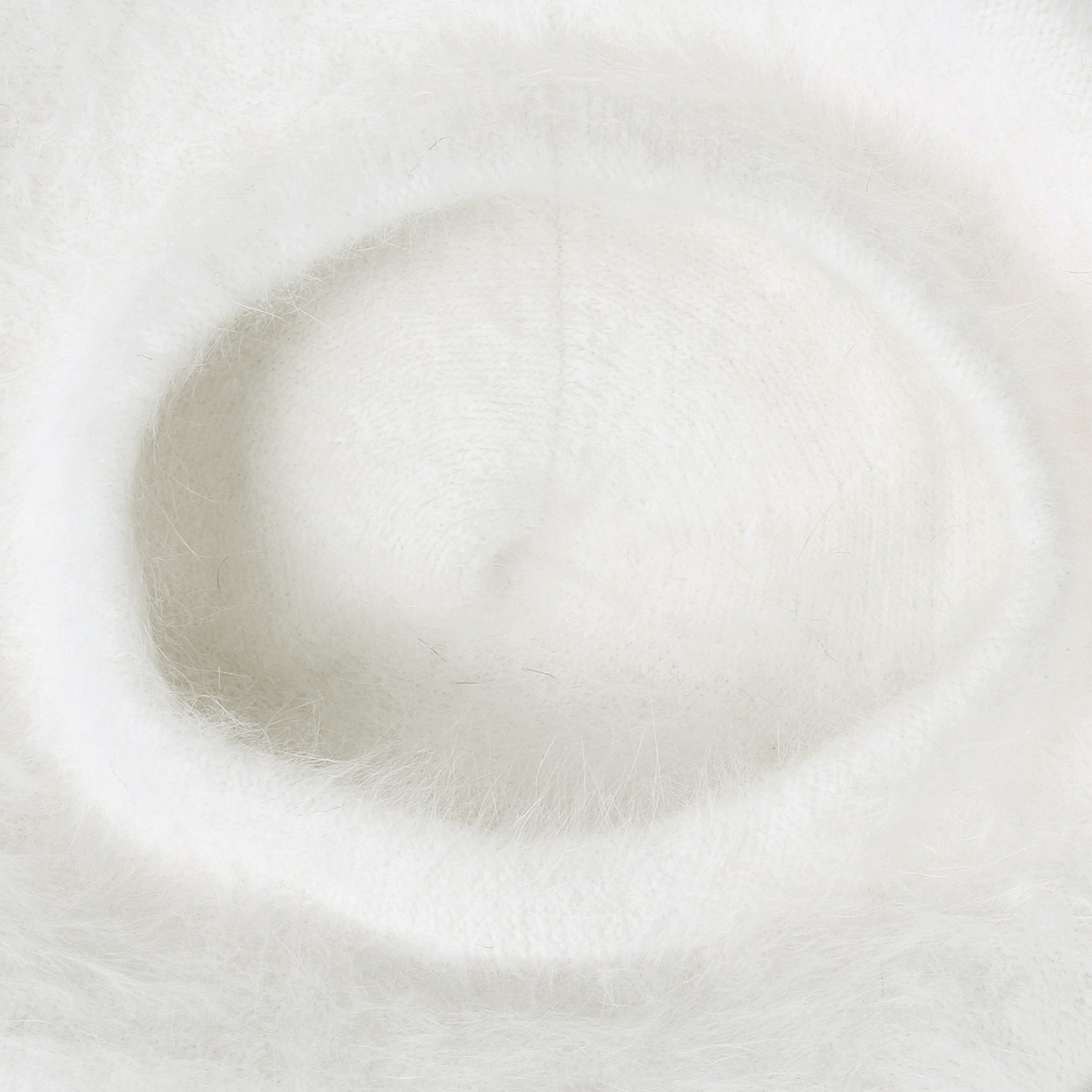 Solid Color Angora French Beret Furry Artist Flat Winter Hat