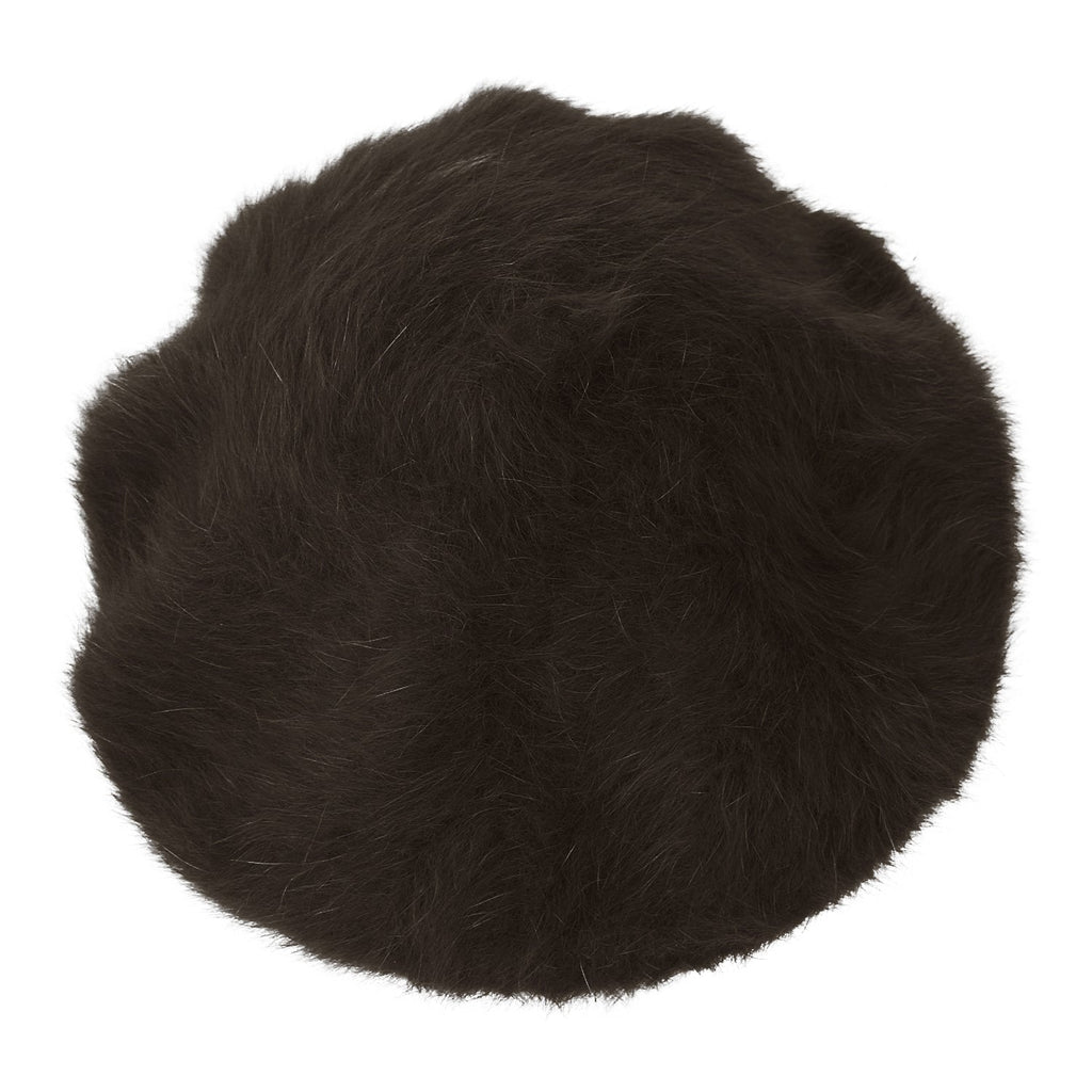 Solid Color Angora French Beret Furry Artist Flat Winter Hat