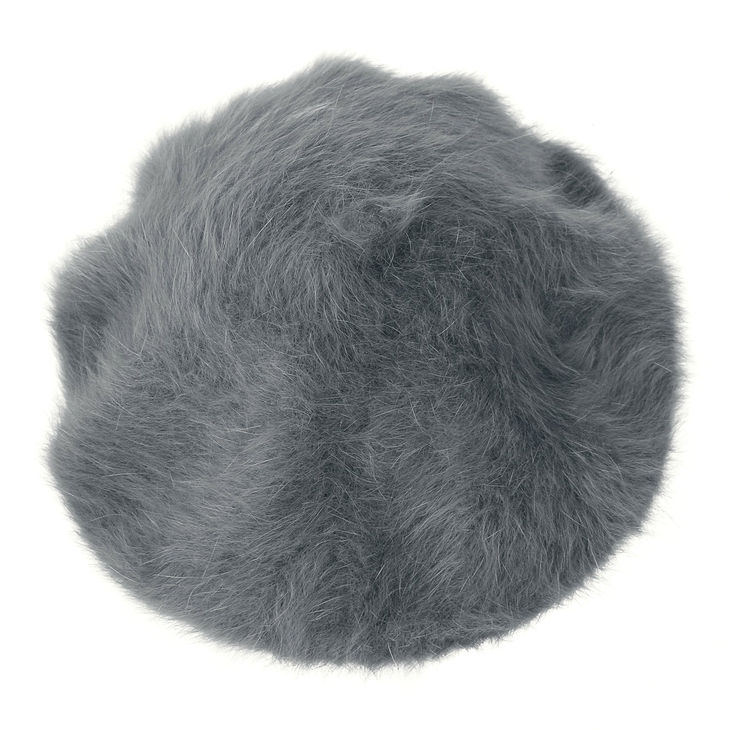 Solid Color Angora French Beret Furry Artist Flat Winter Hat