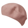 Solid Color Wool Blended French Beret Furry Artist Flat Winter Hat