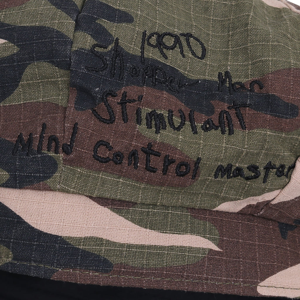 8-Panel Camouflage Cotton Newsboy Cabbie Cap Duck Bill Flat Hunting Hat