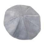 Solid Color Faux Fur 8 Panel French Beret Artist Flat Winter Hat