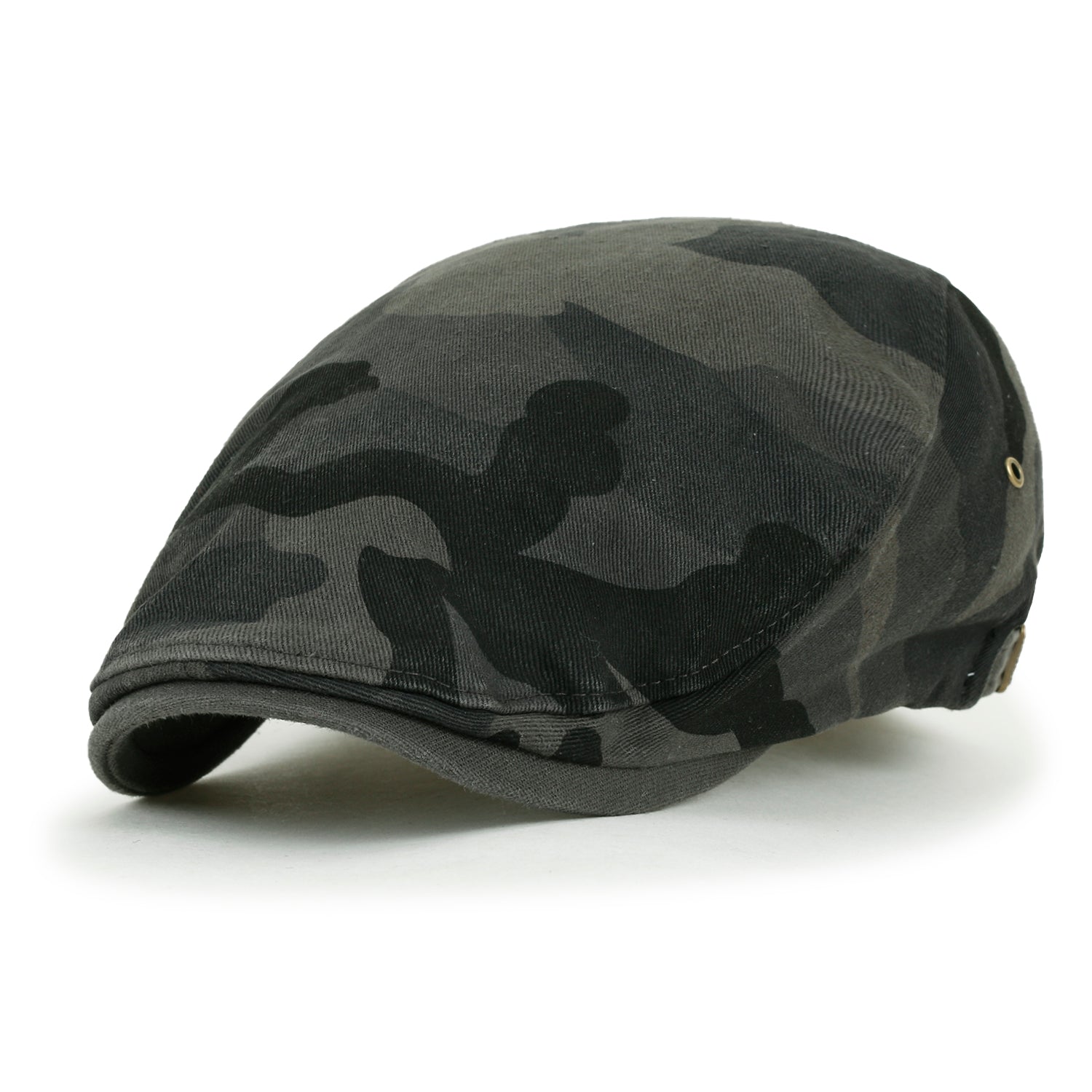 Camouflage Cotton Fitted Gatsby Newsboy Hat Cabbie Hunting Flat Cap