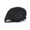 Faux Leather Gatsby Newsboy Hat Vintage Cabbie Hunting Flat Cap