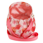 Satin Lined Cute Scrub Cap with Ponytail Ribbon